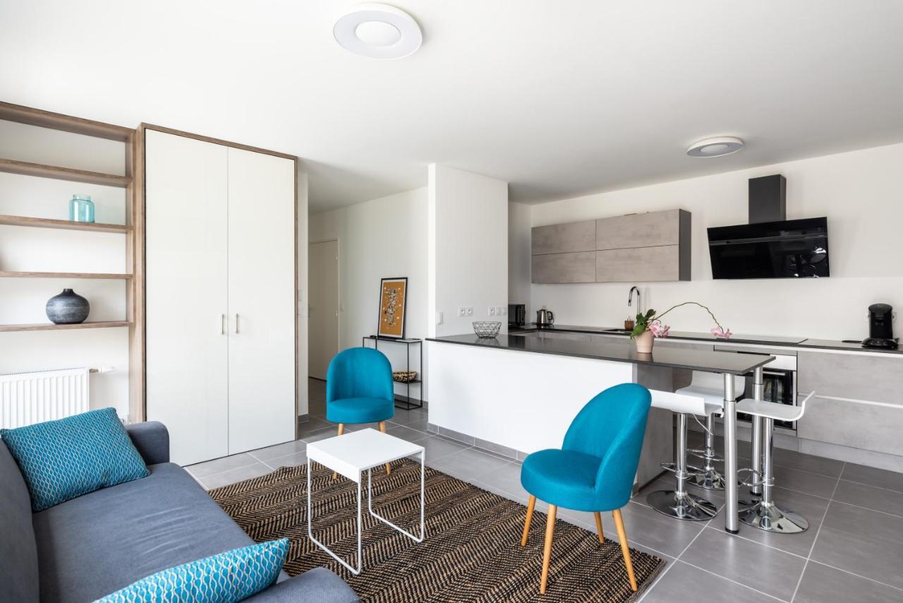 Appartement De Standing Avec Grande Terrasse Villeurbanne Dış mekan fotoğraf